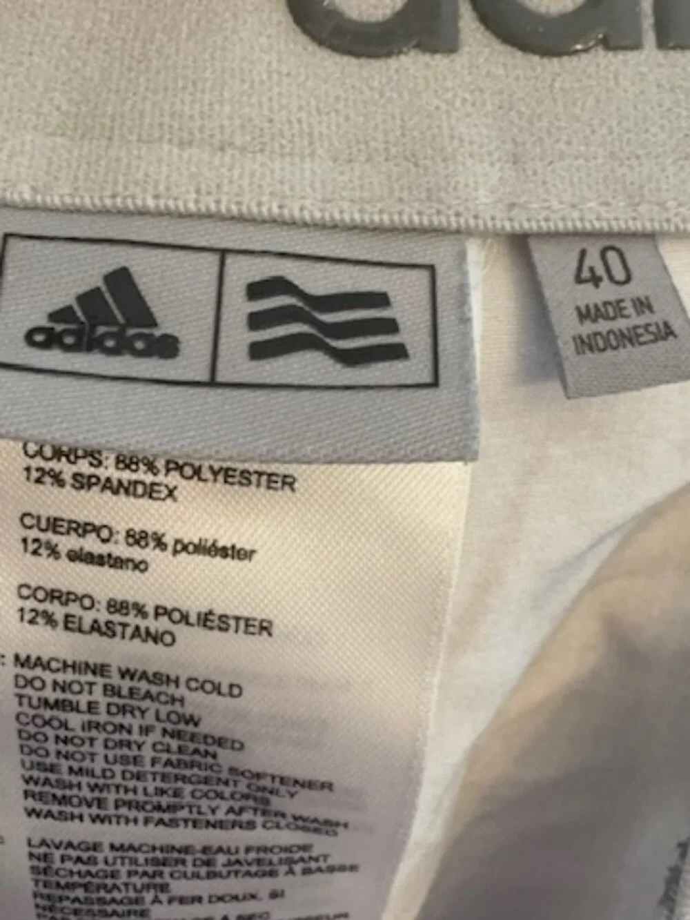 Adidas Gray Golf Shorts, Size 40